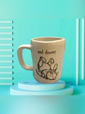 Disney Rae Dunn Cream Ceramic Winnie The Pooh Logo and Accent